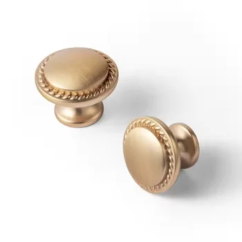 Goo-Ki 6786 Classic Cabinet Knobs Wheatear Border Design Multi-Use Pull Drawers for Kitchen Bedroom Bathroom Living Room Dining
