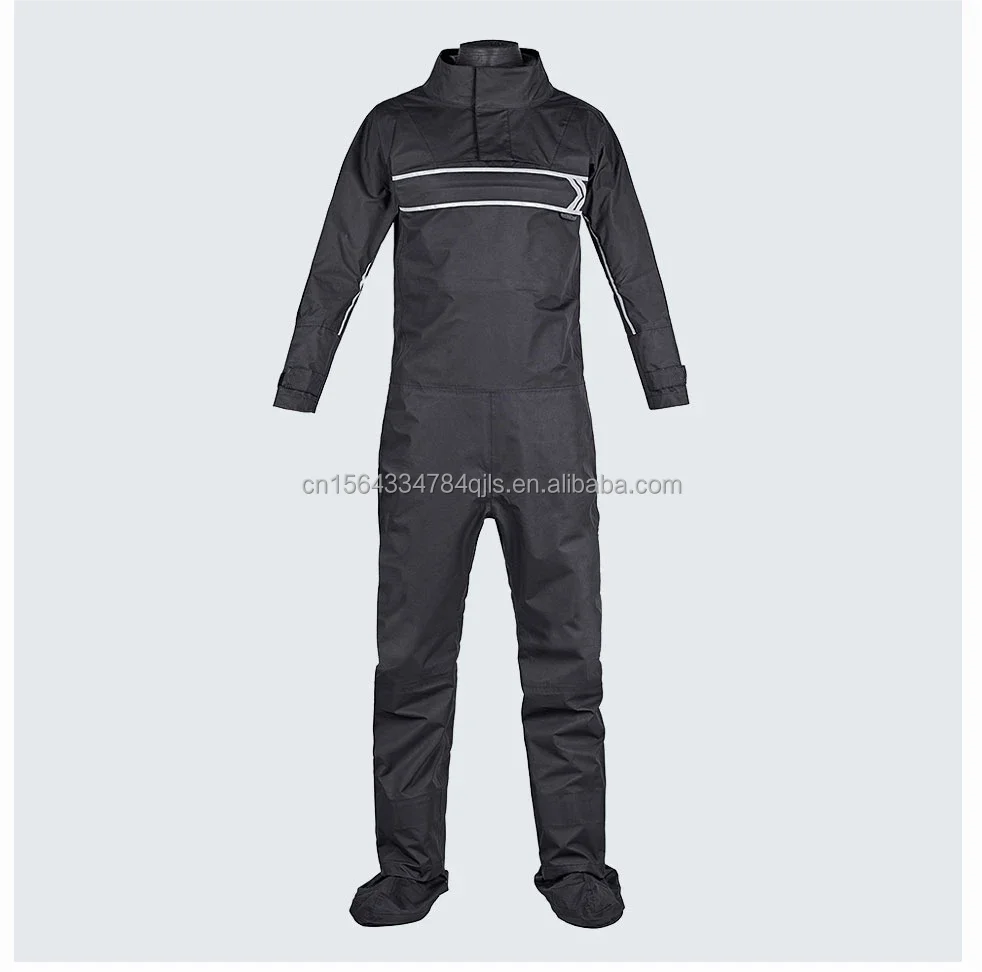 Custom 3 Layer Mens Kayak Dry Suit Waterproof With Rubber Diving Suit ...