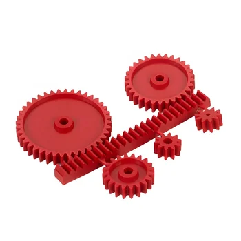 CNC Custom High Precision Precision Nylon Plastic Gear Set with 4mm Bore