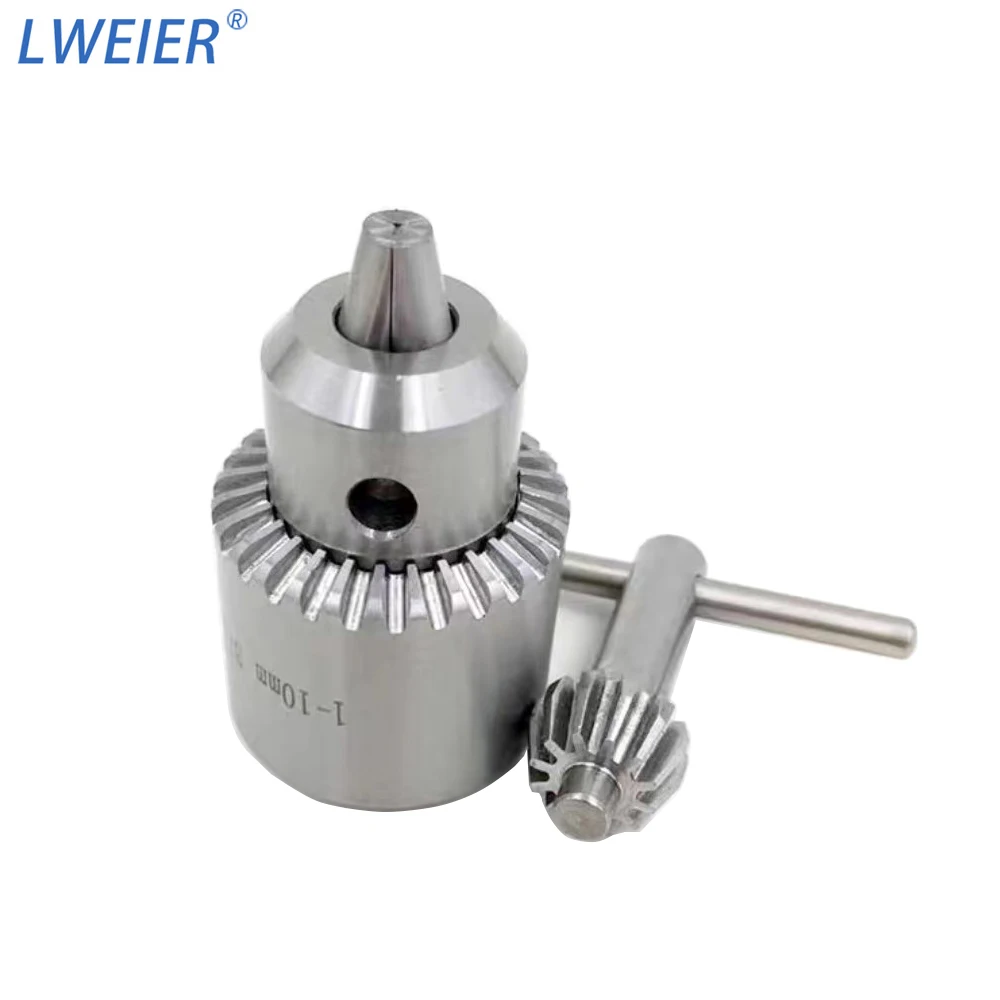 China High Precision Key Type 0.6-6mm 3/8-24UNF Stainless Steel Drill Chuck