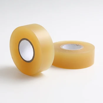 6 Rolls Great Stretch Easy Tear 25mmx20m Keep Shinnys In Place PVC Clear Transparent Golf  Hockey Shin Pad Guard Protection Tape