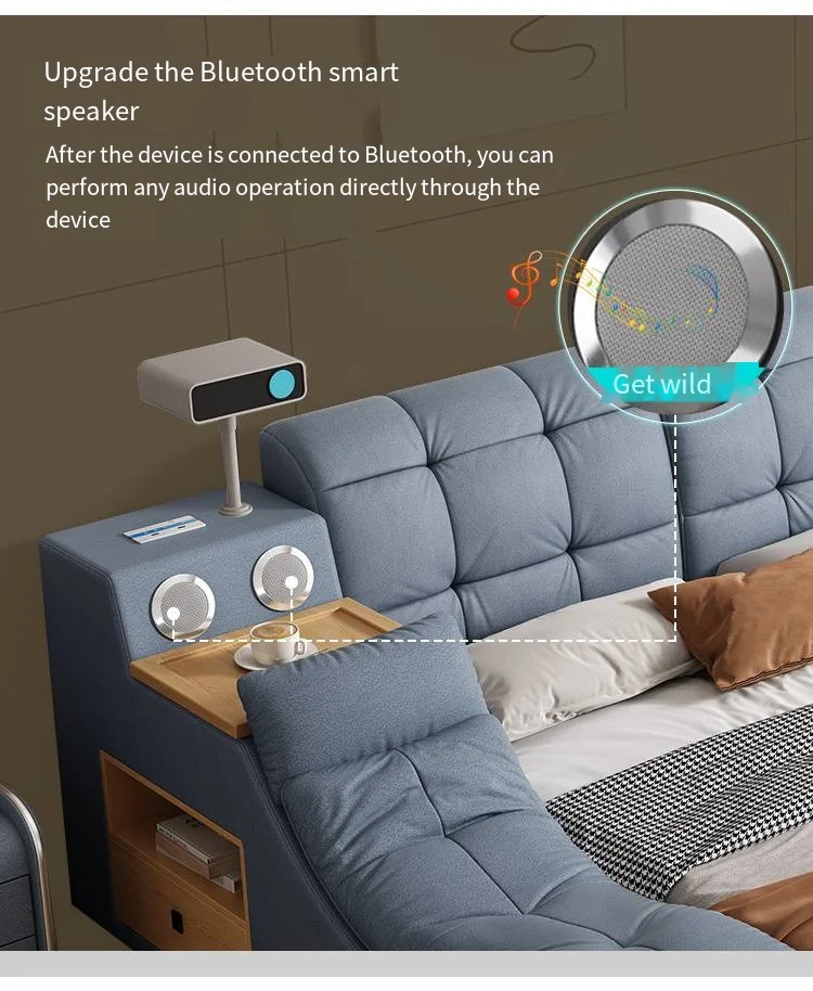 Tatami Bed Modern Multifunctional Massage Bed Bedroom Furniture Luxury