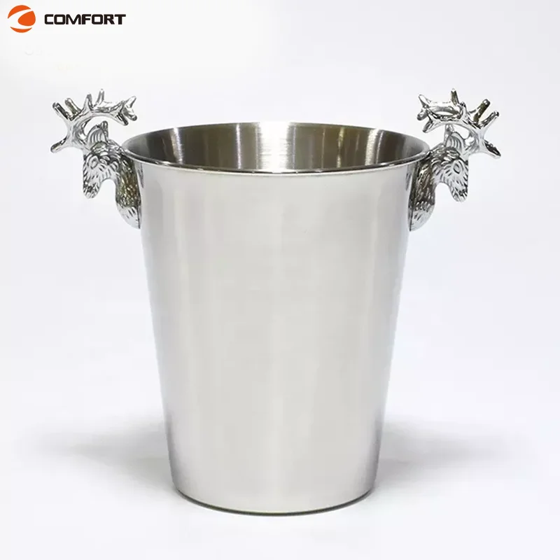 Luxury Custom Large Stainless Steel Bar Champagne Beer Wine Bottle