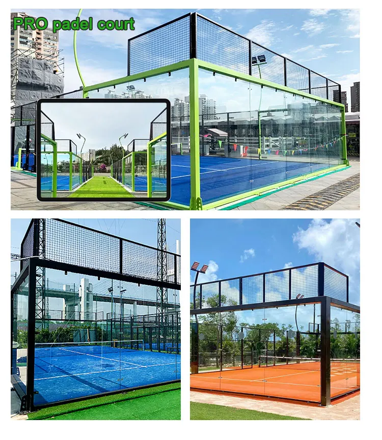 Panel Court Outdoor Padel Court - Popular Panoramic Padel Ball Courts