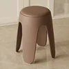 Dark brown extra-thick upholstered