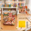 Kit de manualidades de libro de tela hecho a mano con oso retro