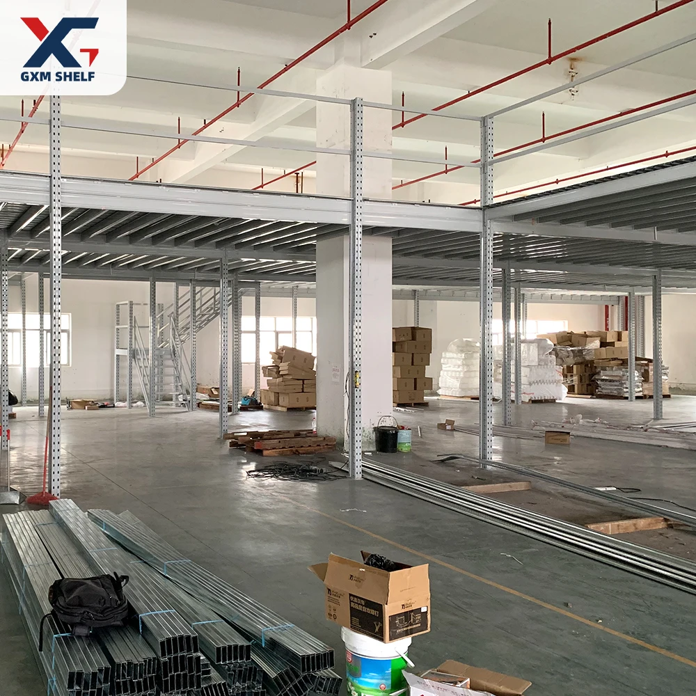 Gxm Industrial Platforms Office Lit Mezzanine Double Mezzanine ...