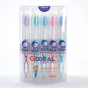 High Quality Disposable Adult Toothbrush Ultra Soft PETG New Design Nylon Bristle Biodegradable Hotel Supply for Home Plastic