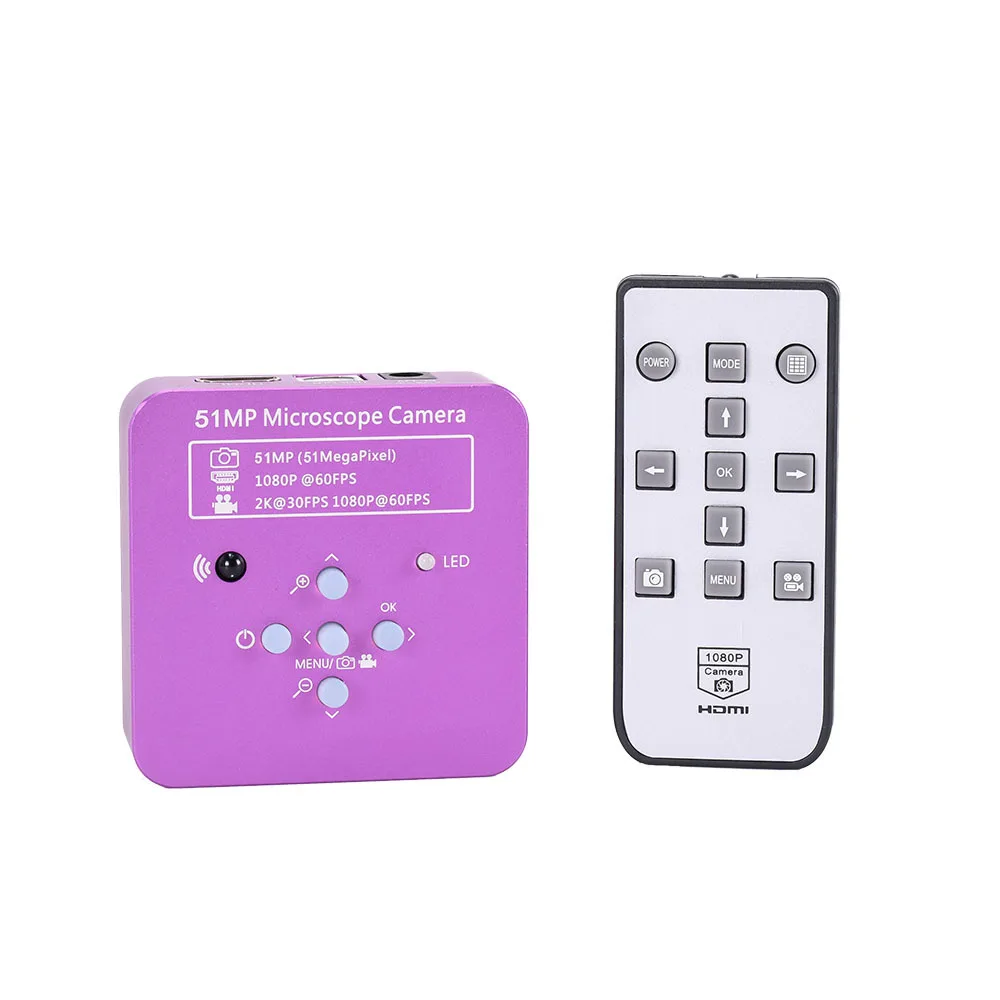 Электронная лупа 51MP 2K HDMI-совместимая с USB промышленный цифровой микроскоп камера для ремонта печатных плат и телефонов пайка