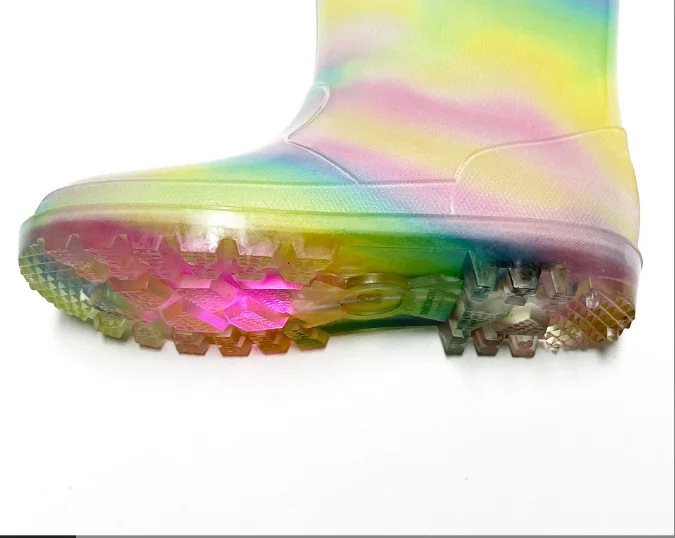 Cheap Toddler Kids Light up Waterproof Rain Boots for Girls