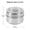 Magnetic spice jar
