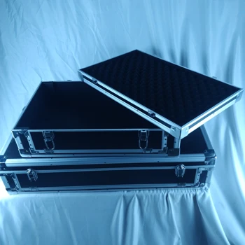 Professional Black Durable Aluminum Case Aluminum DJ controller Storage Case Box Record Carry Case mixer case