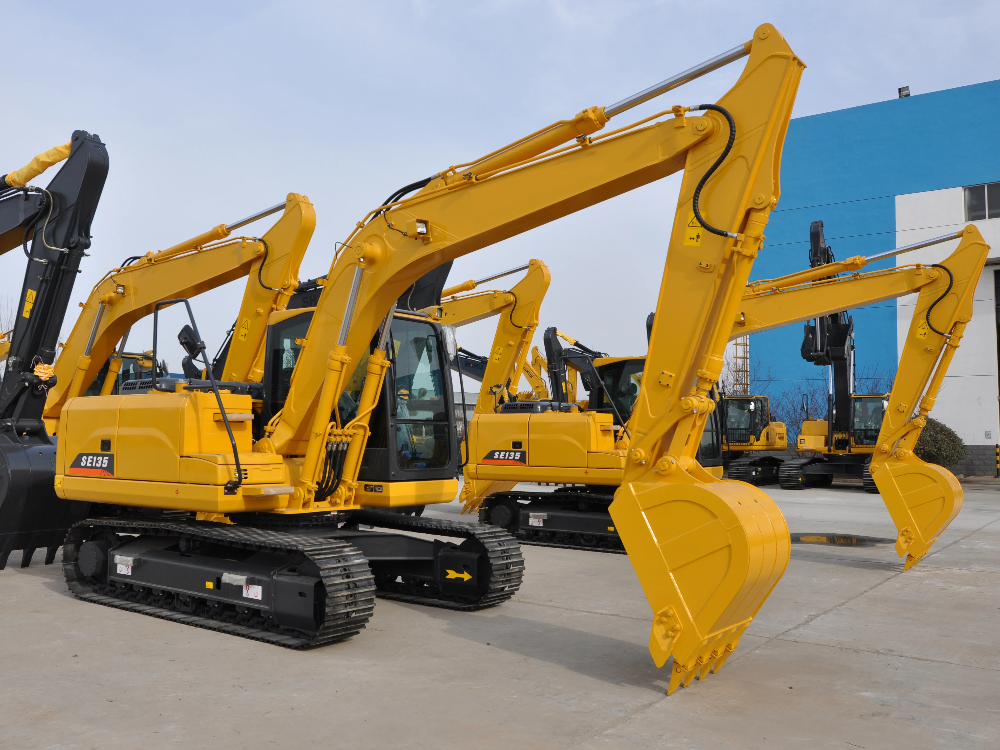 Shantui Brand New Track Crawler Model Se135 Excavator Prices 10 Ton 12 Ton 13 Ton for Sale