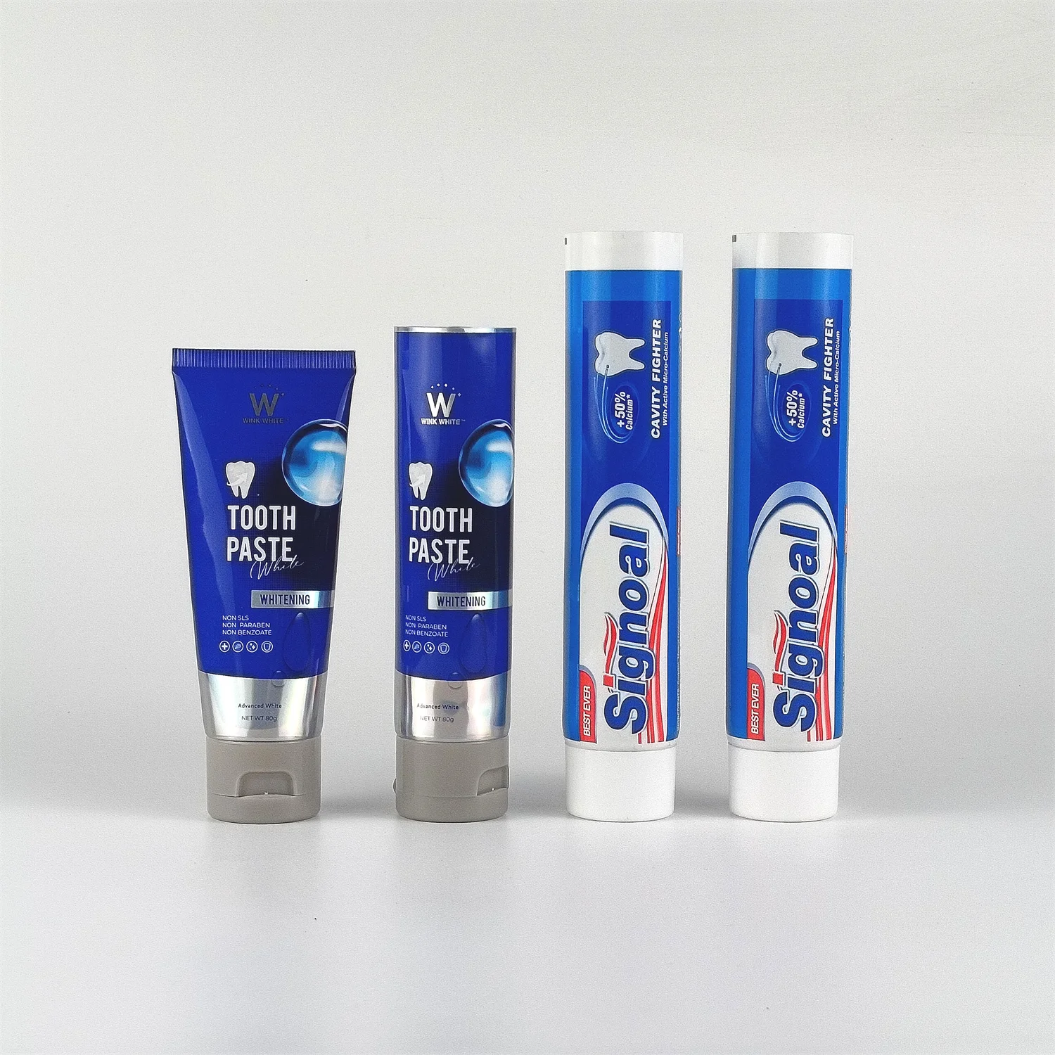 Custom Print Logo Biodegradable Aluminum Empty Tube ABL Laminated Toothpaste Tube 50ml 60ml 120ml 150ml Plastic Squeeze Tube
