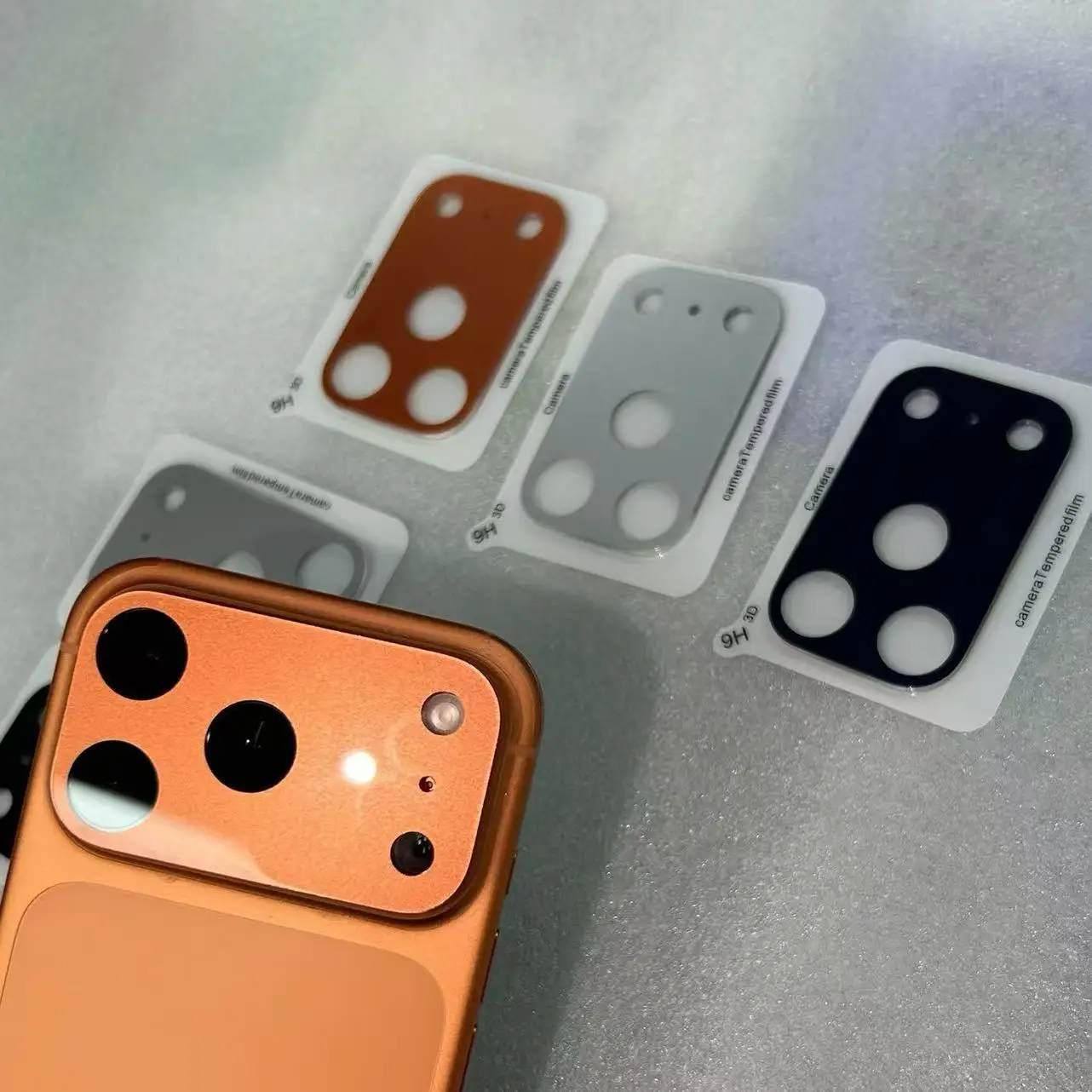 High Quality Metal Frame Camera Lens Protector for iPhone 17 Pro/17 Pro Max Full protection Anti-explosion HD clear Lens Film