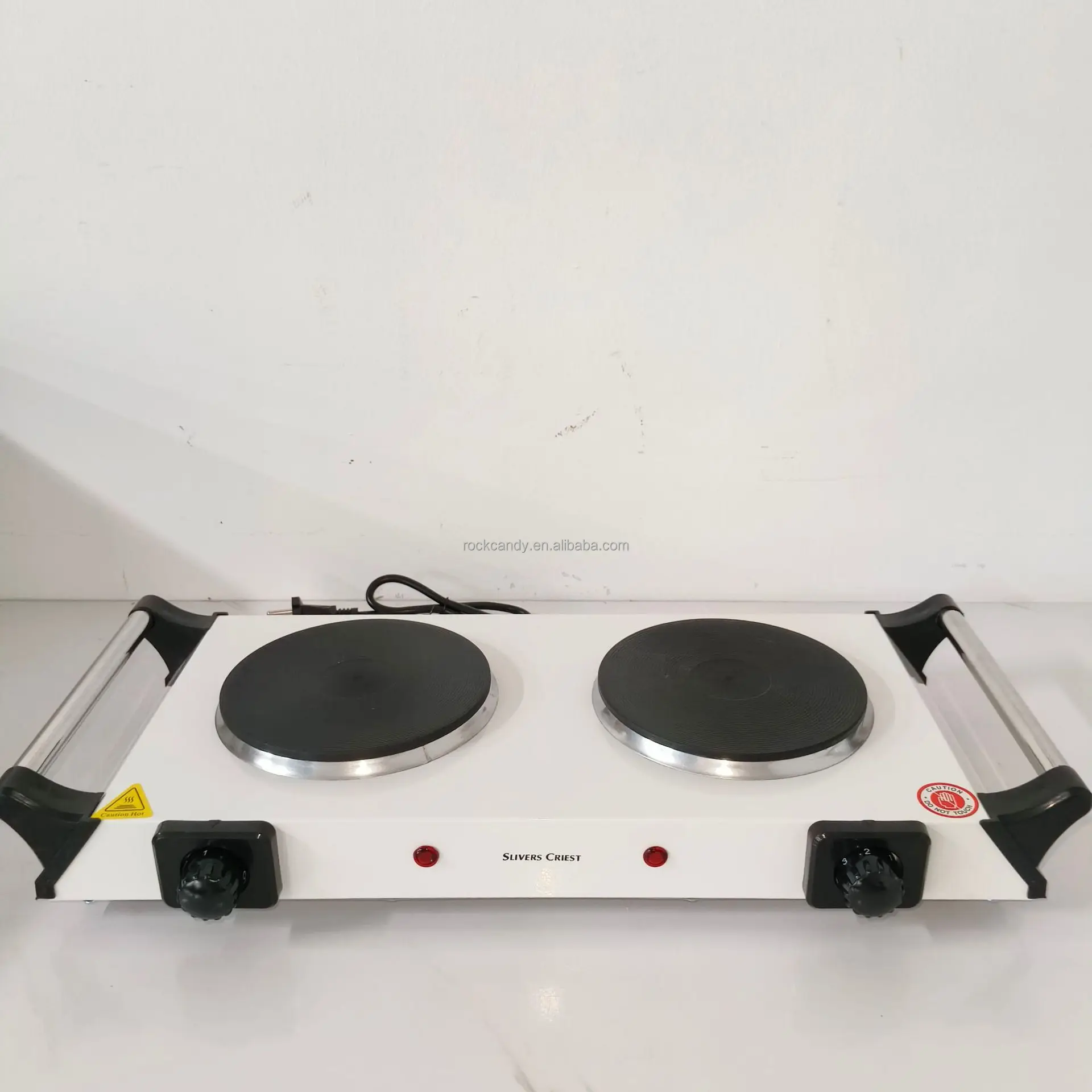 Hot Plate Simple Operation Pattern Cooking 2 Burner Kitchen Electric Cooking Stove Hot Two Plate