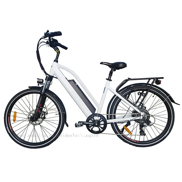2022 Modern MTB 26 inch Step Thru Mountain Electric Bicycle Lithium Battery Disc Brakes Ebike