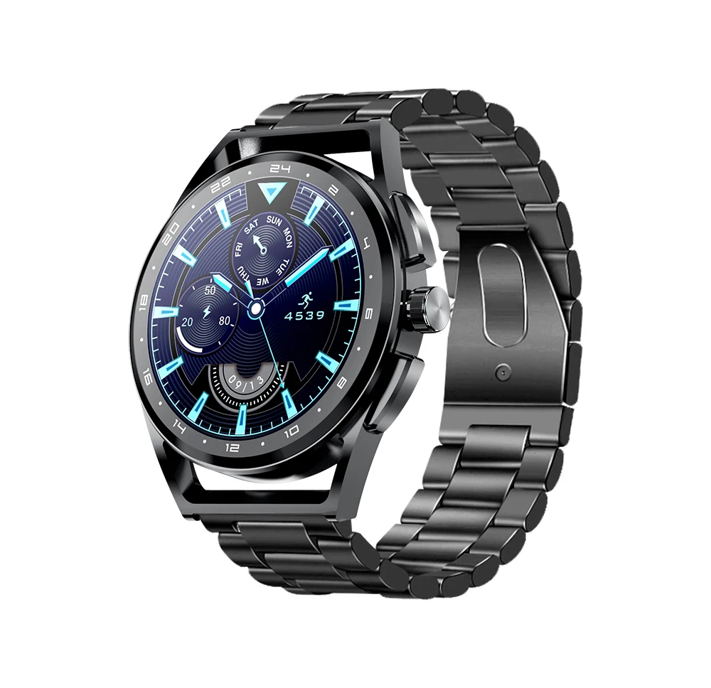1.32 Inch 360*360 Resolution Encoder Knob IP68 Waterproof SNS Push Call Answer H8S Smart Watch