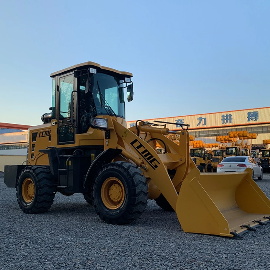 In Stock Fast Delivery Loader diesel Four Wheel Drive Loader 0.8 Ton 1 Ton 1.5 Ton Wheel Loader with Semi-solid Tire