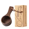 Black walnut-short handle with lanyard (boxed)