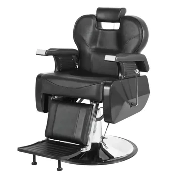 Modern Design Reclining Hydraulic Hair Cutting Chair for Salon Styling Comfortable Barber Chair Set for Beauty Saloon Furniture