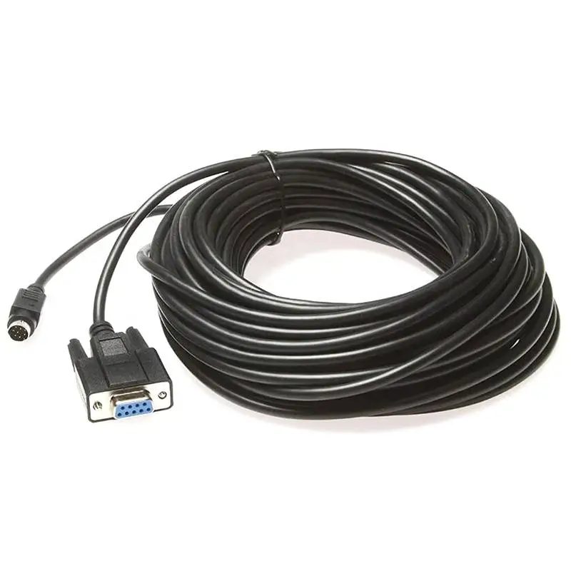 High Quality Mini Din 8p Rs232 Db9 to Mini Din 8pin 4 Pin 8 Pin to Serial Db9 Programming ACCDTC301 DB9 f to Ps2  Cable
