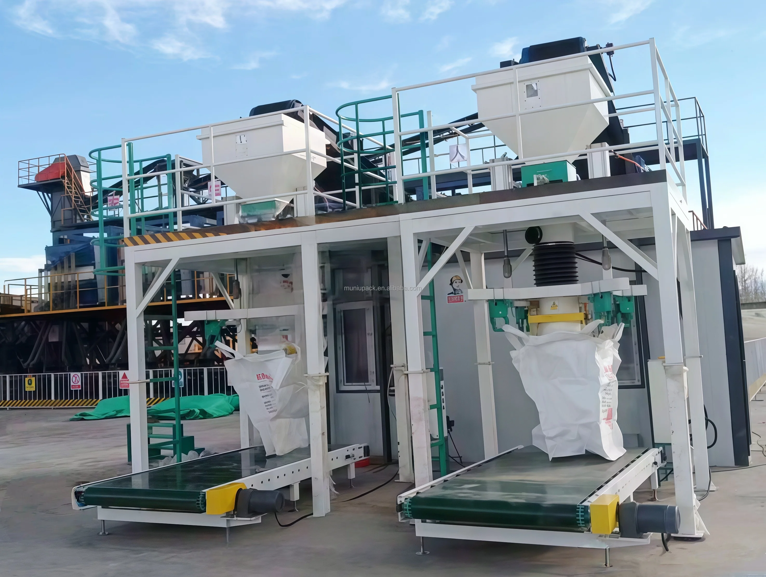 1000kg Jumbo Bag Filling and Packing Machine 500-2000kg Tonnage ...