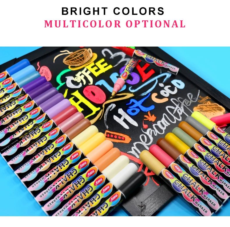 Premium 12 Pack 6mm Reversible Chisel Bullet Point Tip Art Quality