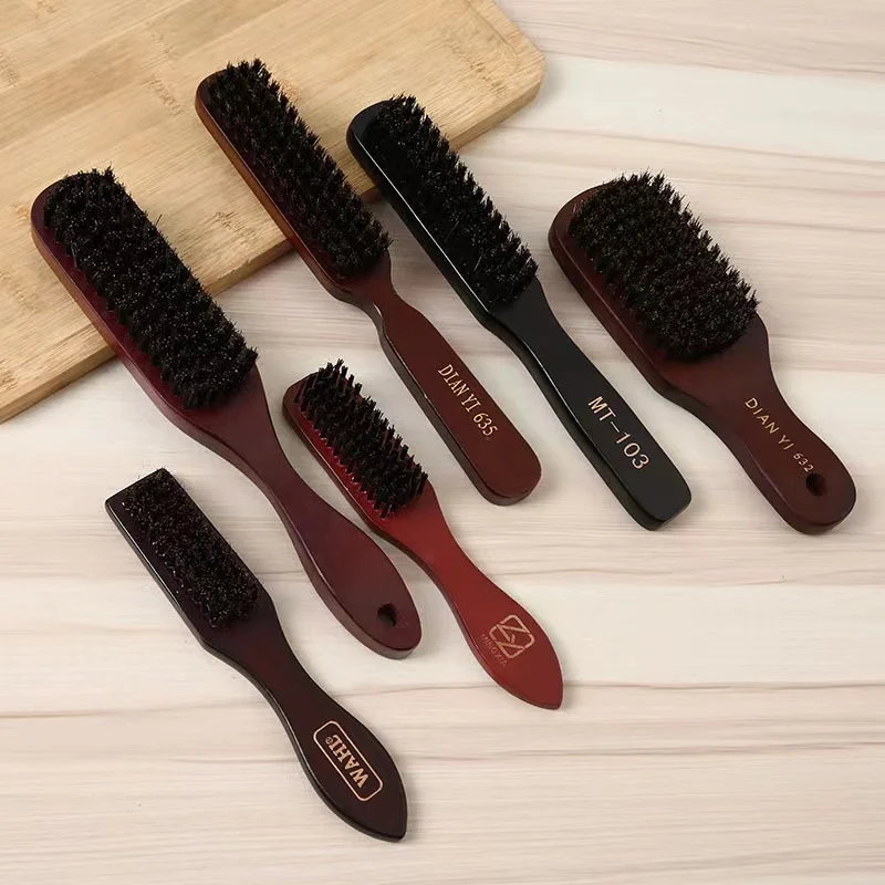 Прямая поставка с завода, Экологически чистая щетка из натурального дерева для чистки обуви из конского волоса с полипропиленовой щетиной