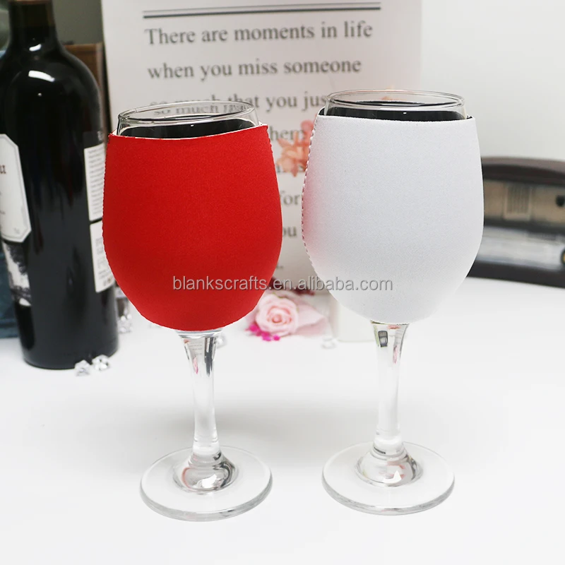 Blank Party Goblet Sleeve Sublimation Blanks Coolers Neoprene Wine ...