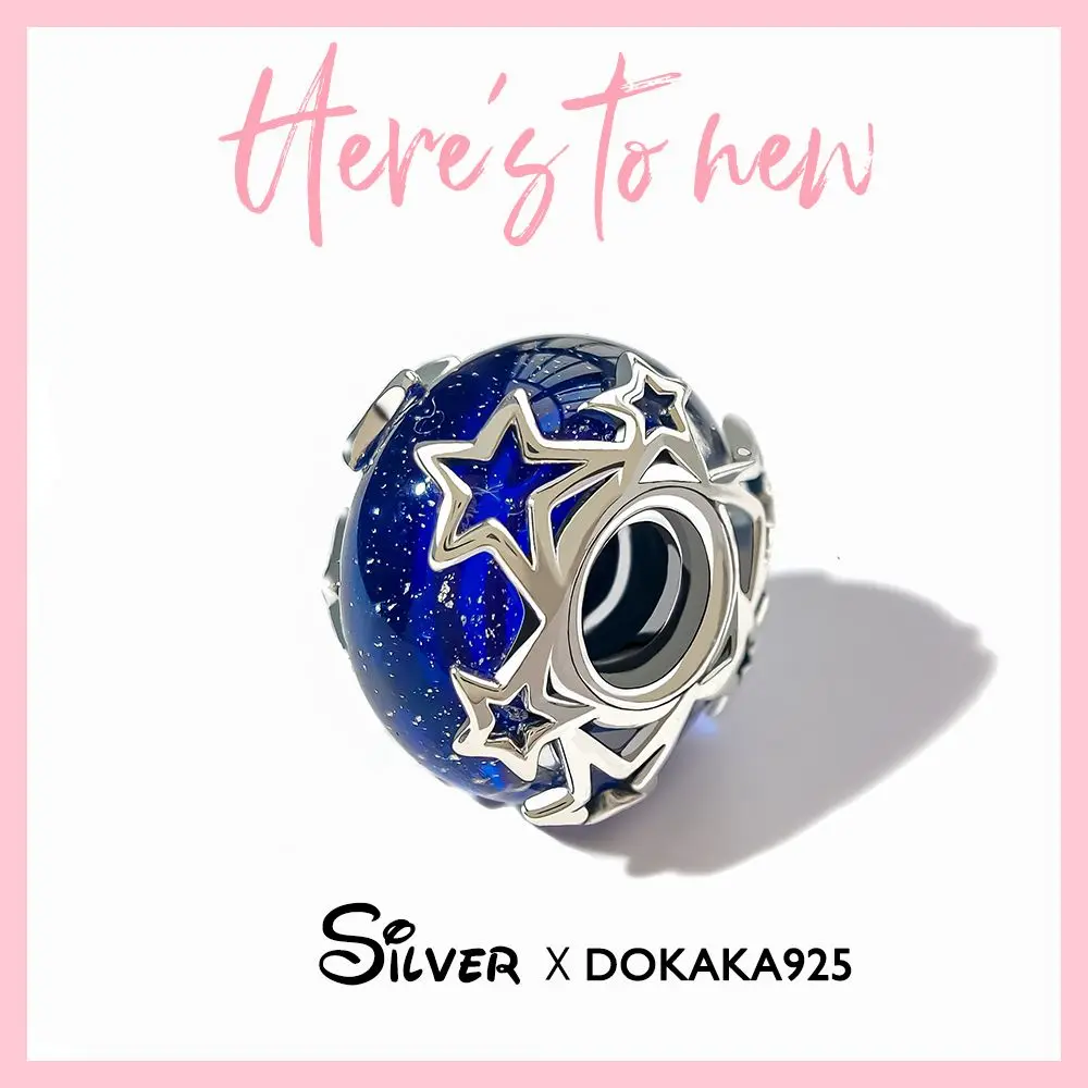 Original New 925 Sterling Silver Blue Star Glass Beads Designer Luxury  Starry Sky Charms For Thailand Bracelets - Buy Galaxy Charm Blue Charm  Bracelet Personalized Charm Charms Luxury Wholesale Designers Charms  Designer
