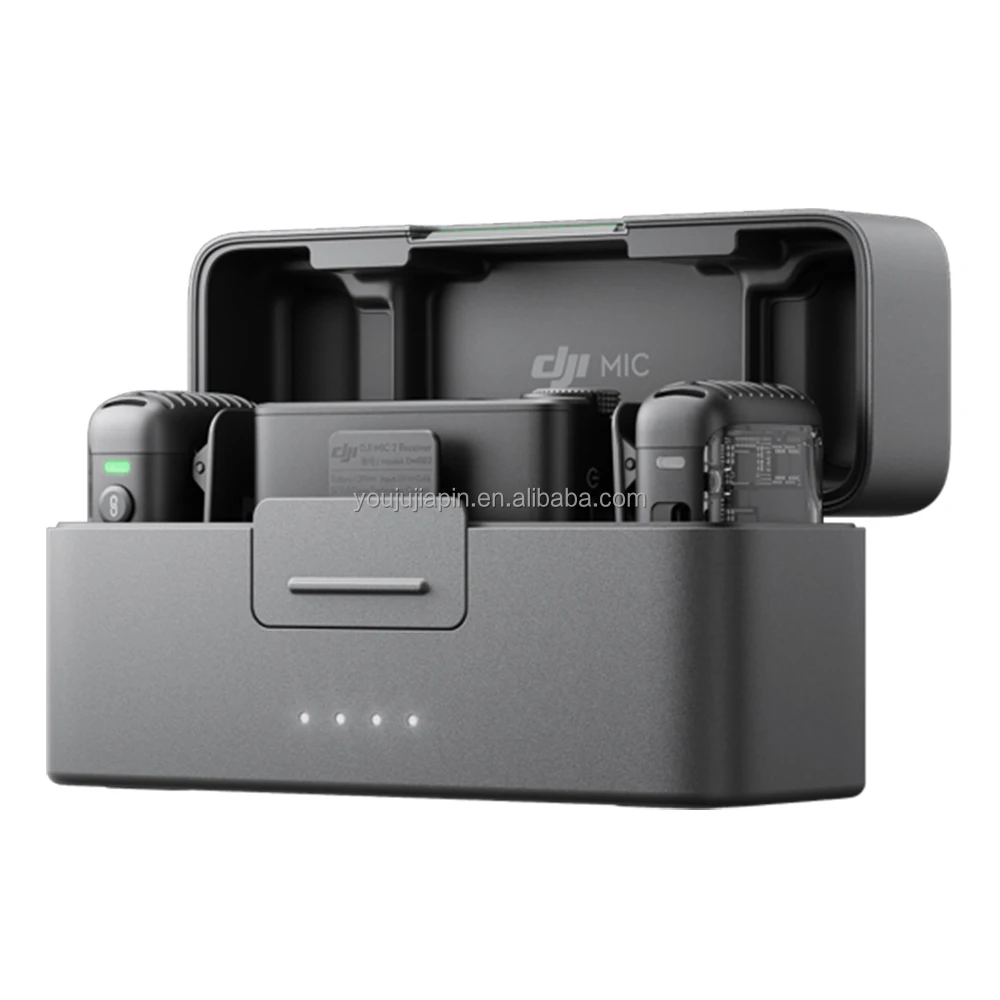 DJI Mic 2 (2 TX + 1 RX + 充電ケース) ワイヤレスマイク プロ仕様