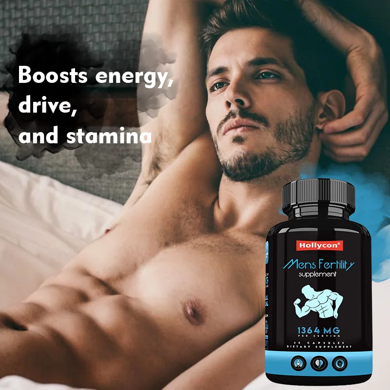 OEM Processing Bulk Male Enhancement Pills Herbal Supplements for Libido Enhancement Sperm Movement Support Energy Drive