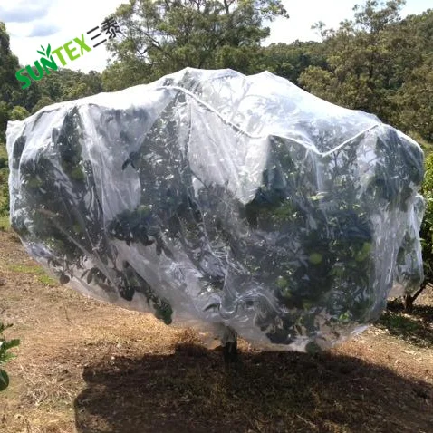 HDPE 40mesh Insect Netting Agriculture Anti Bird Net Cover Insect Net for Fruit Tree