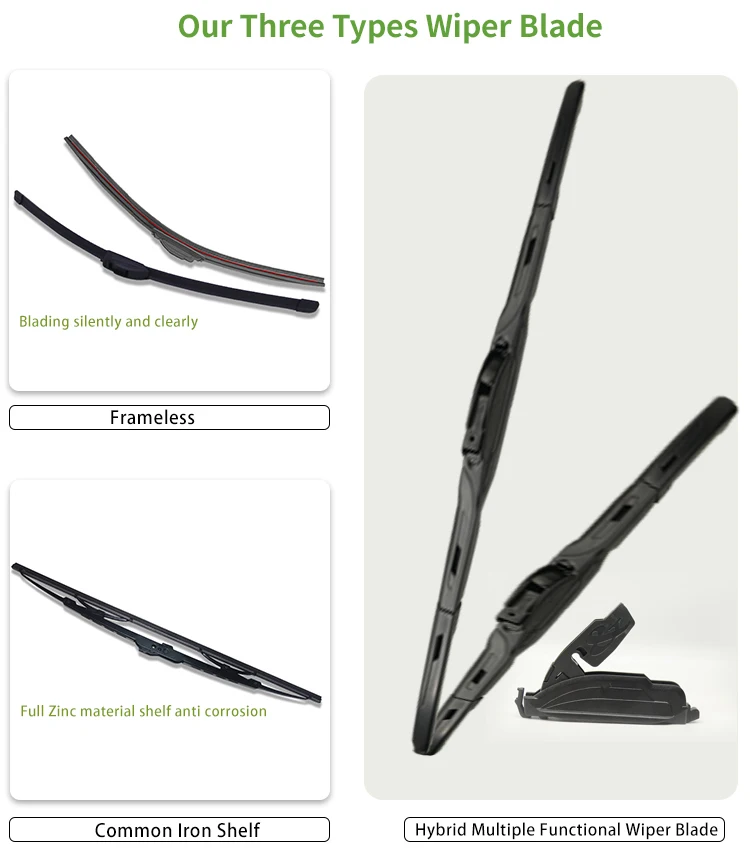 Car Windshield Wiper Universal Frameless Windscreen Universal Wiper