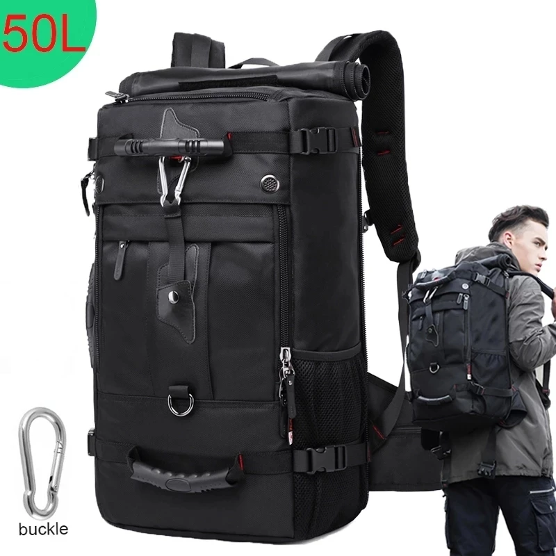 50L Waterproof Travel Backpack Ideal for Men Women