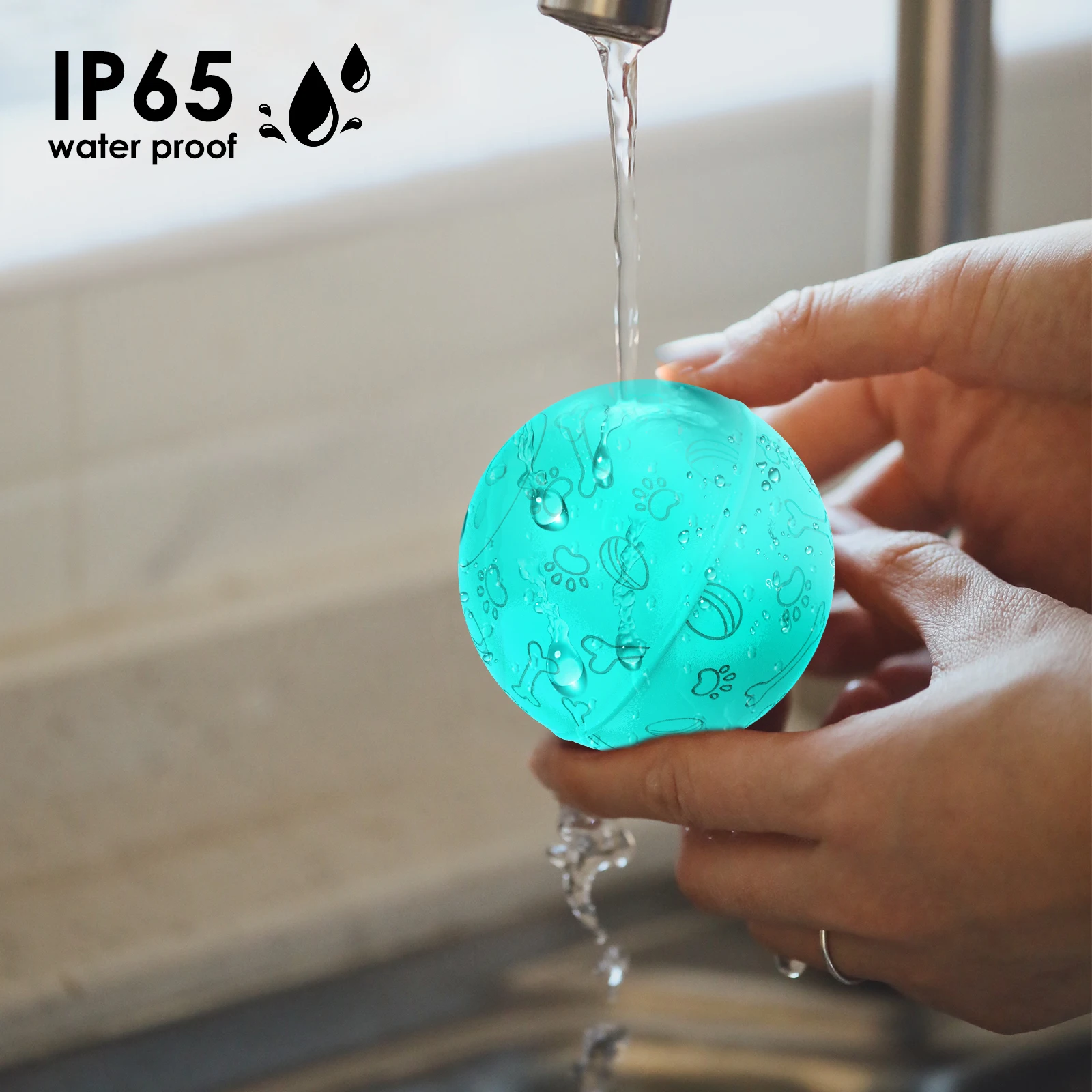 Robust Self-Rolling Plastic Ball Toy Fashionable Interactive Pet Sex Toy for Cat and Dog Play