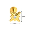 Octagonal star gold