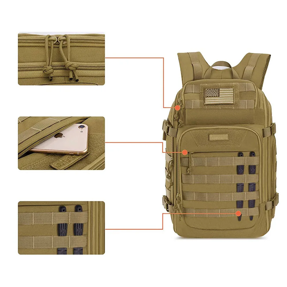 FREE SAMPLE 30L Assault Backpack Practical Backpack Three Day Assault Backpack