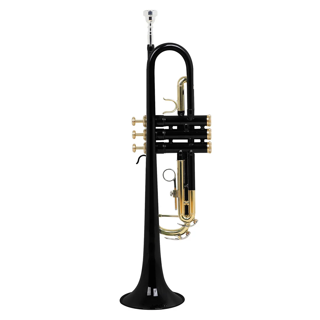 SLADE B-flat Brass Trumpet - Beginner-Friendly Gold Lacquered
