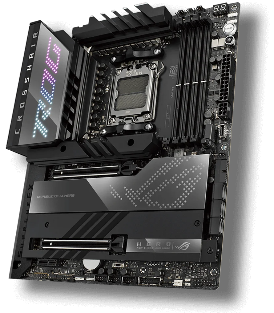 ASUS ROG CROSSHAIR X670E HERO ATX Motherboard for AMD Ryzen 7000