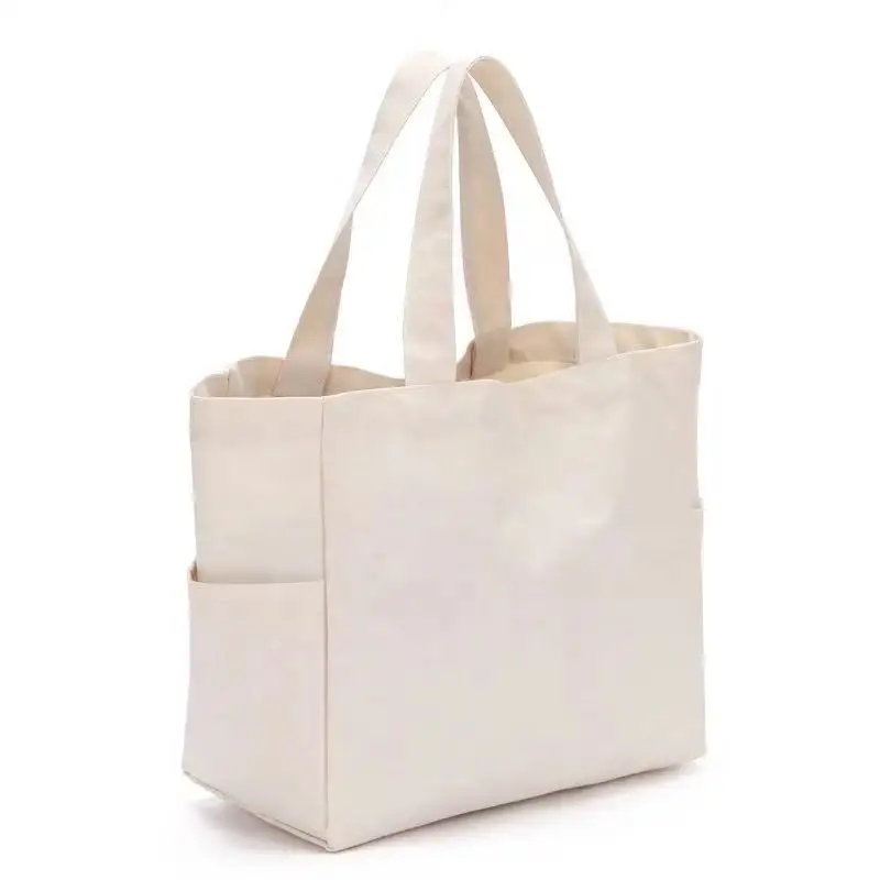 Women Men High-Quality Canvas Tote Bags