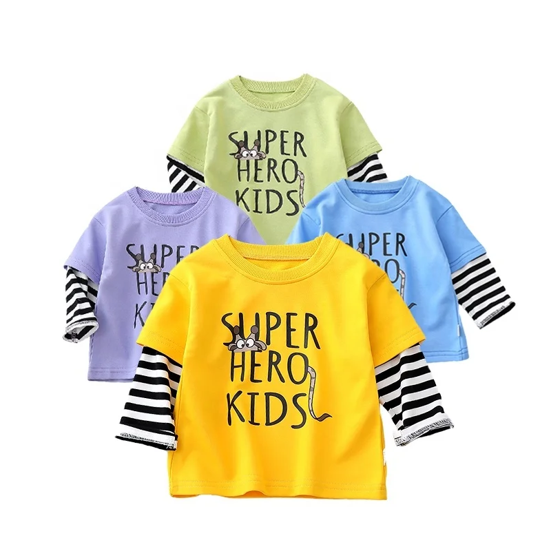 子供服卸売男の子着用ファッションラウンドネックオフセットtシャツ英字明るい色子供用cl Buy 男の子服 ファッション子供の少年少女の服子供テイルズ 幼児の少年グラフィックtシャツ Product On Alibaba Com