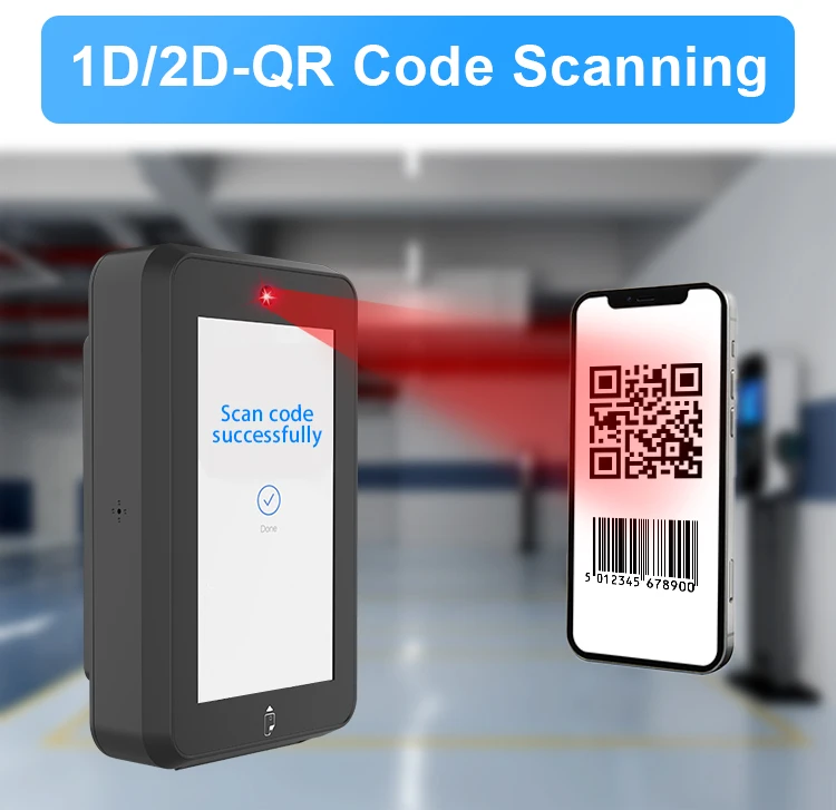 5 Inch Wall Mount QR Code Scanner Android 14 Touch Screen Payment Cosmetic Food Drink Machine MDB NFC Payment Terminal CM30