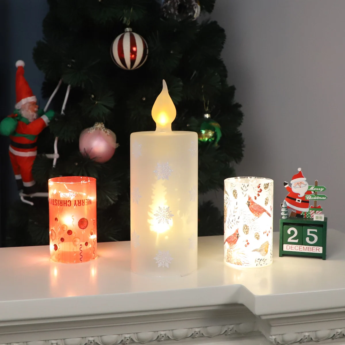 Led Candles for Home Decoration Battery Operated Flameless Smokeless Electric Candle Light Festive Gift For Sale supplier