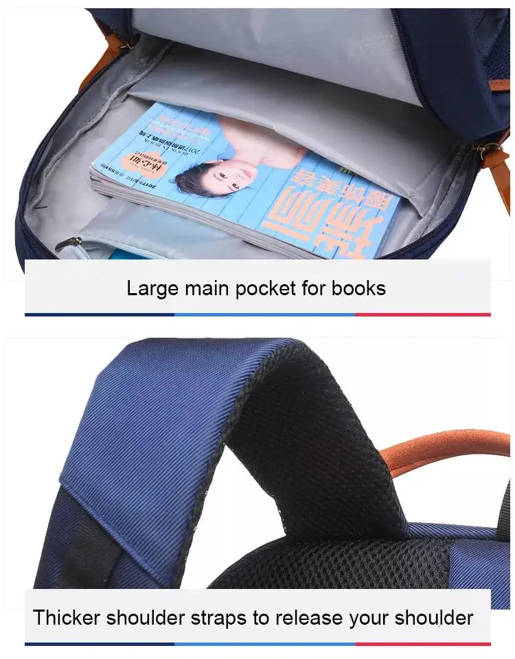 High Quality School Backpack Waterproof Durable Children Bags