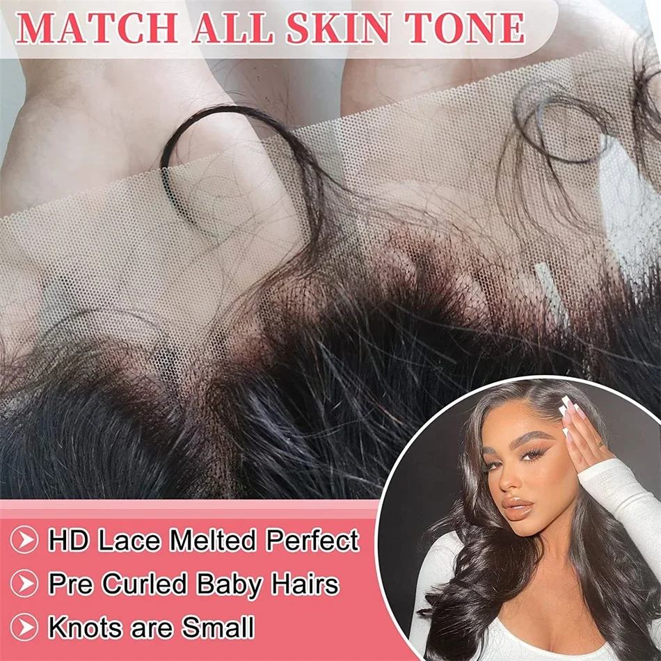 4x4 Transparent HD Lace Frontal Closure Straight Water Wave Kinky Curly Lace Closure_voghion.com