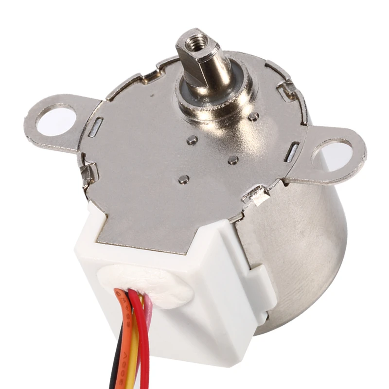 Maintex 24BYJ48 High Precise Powerful 24mm Diameter Geared Reducer Stepper Motor for Shared Mobile Power Supply Holder