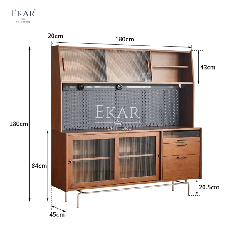 product new design solid wood multifunctional storage sideboard for restaurant-65