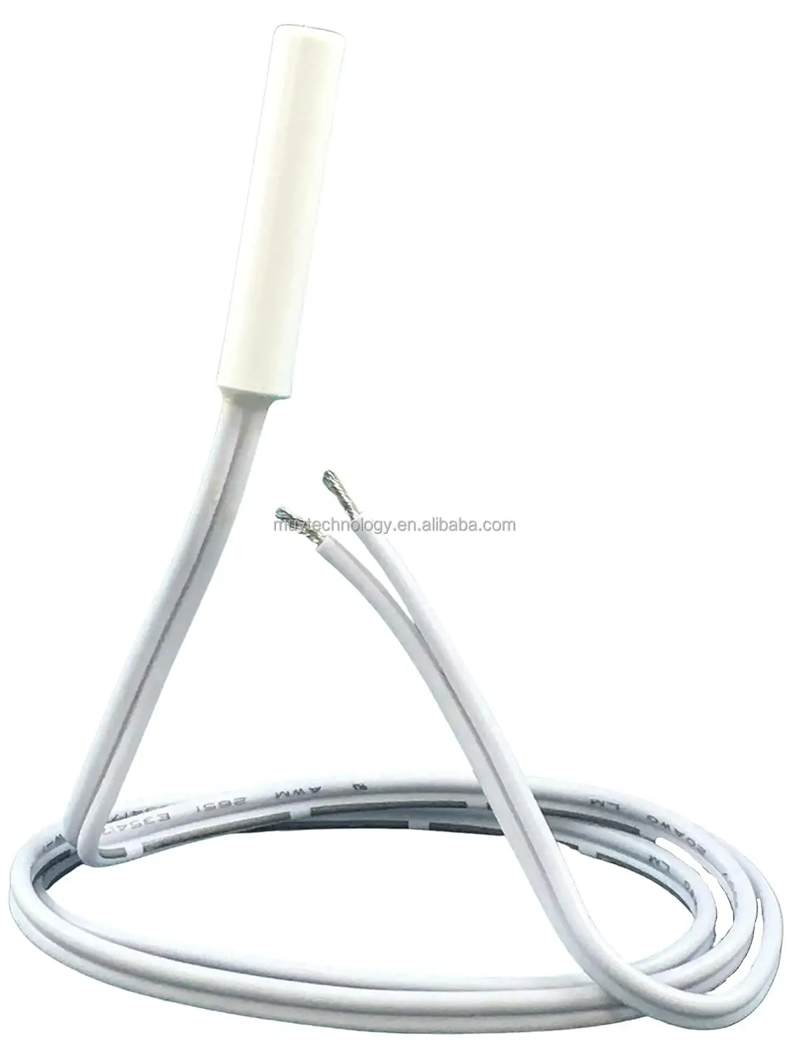 Customized NTC Temperature probe ntc 10k 20k thermistor blue cable for fridge refrigerator